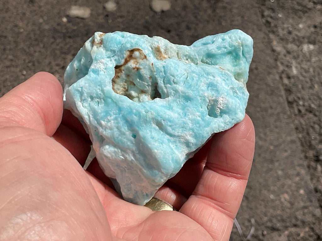 132g Botryoidal Blue Aragonite Specimen 4B
