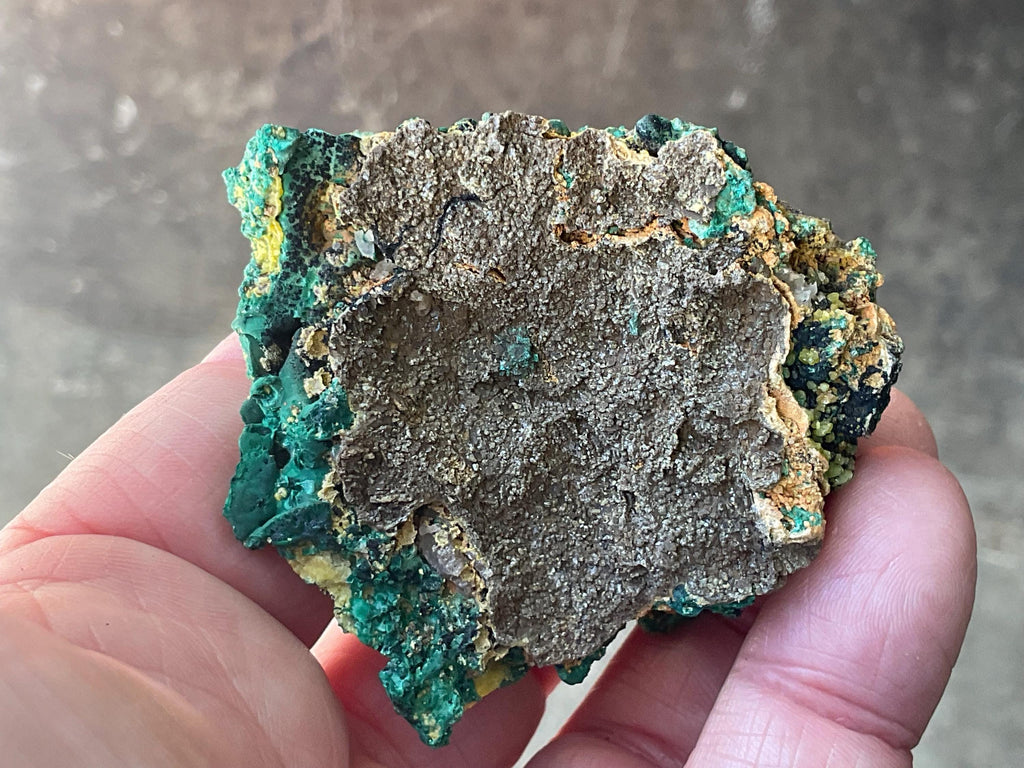 122g Australian Malachite, Cerussite and Pyromorphite Specimen 8A from Rum Jungle”