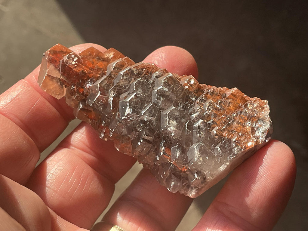 64g “Red Pagoda” Calcite Specimen 7C from Hubei, China