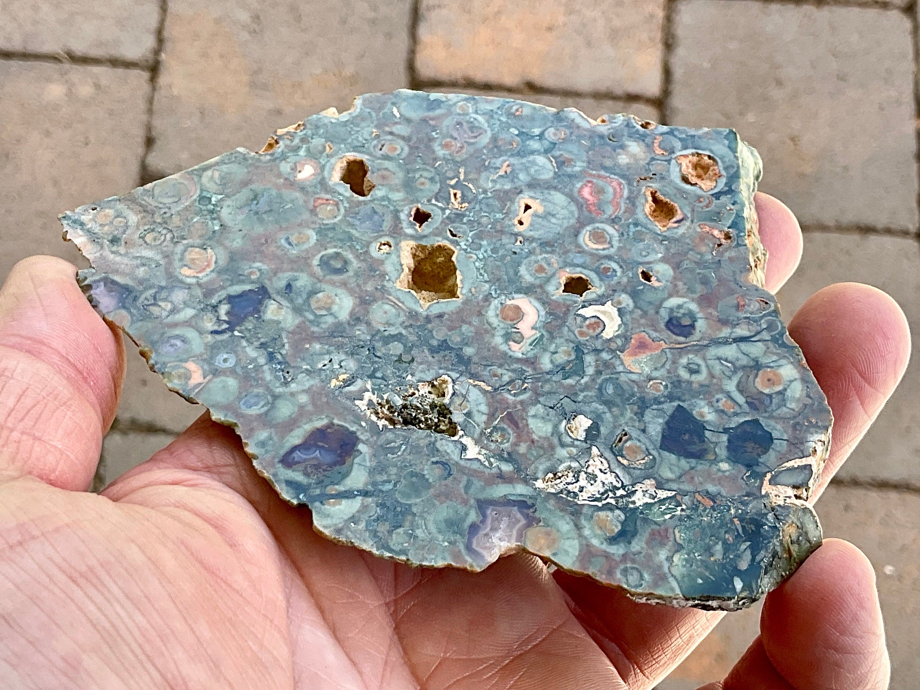 129g Mt Hay Rhyolite Polished Slab A