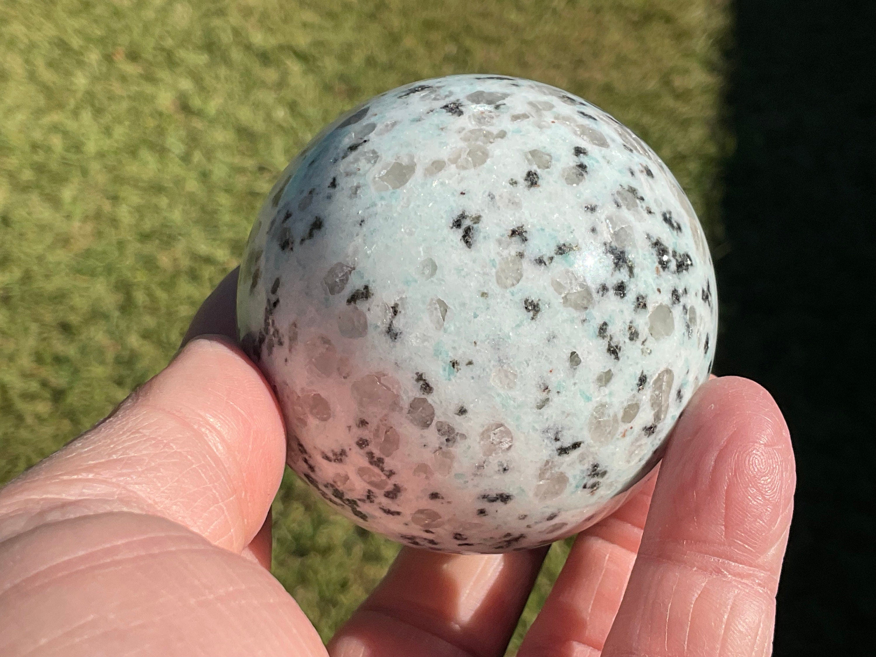 318g “Kiwi Jasper” Sphere 2B