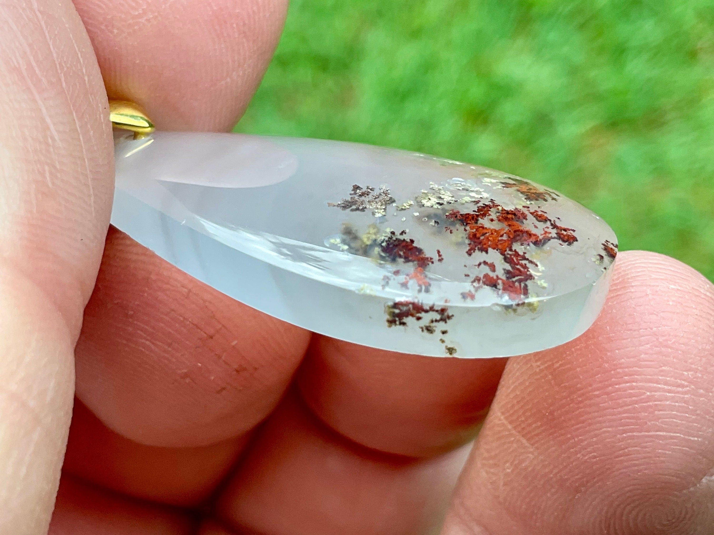 5g Indonesian Moss Agate Pendant 1A