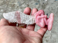 176g Mexican Pink Opal “Weeping Angel” Carving B
