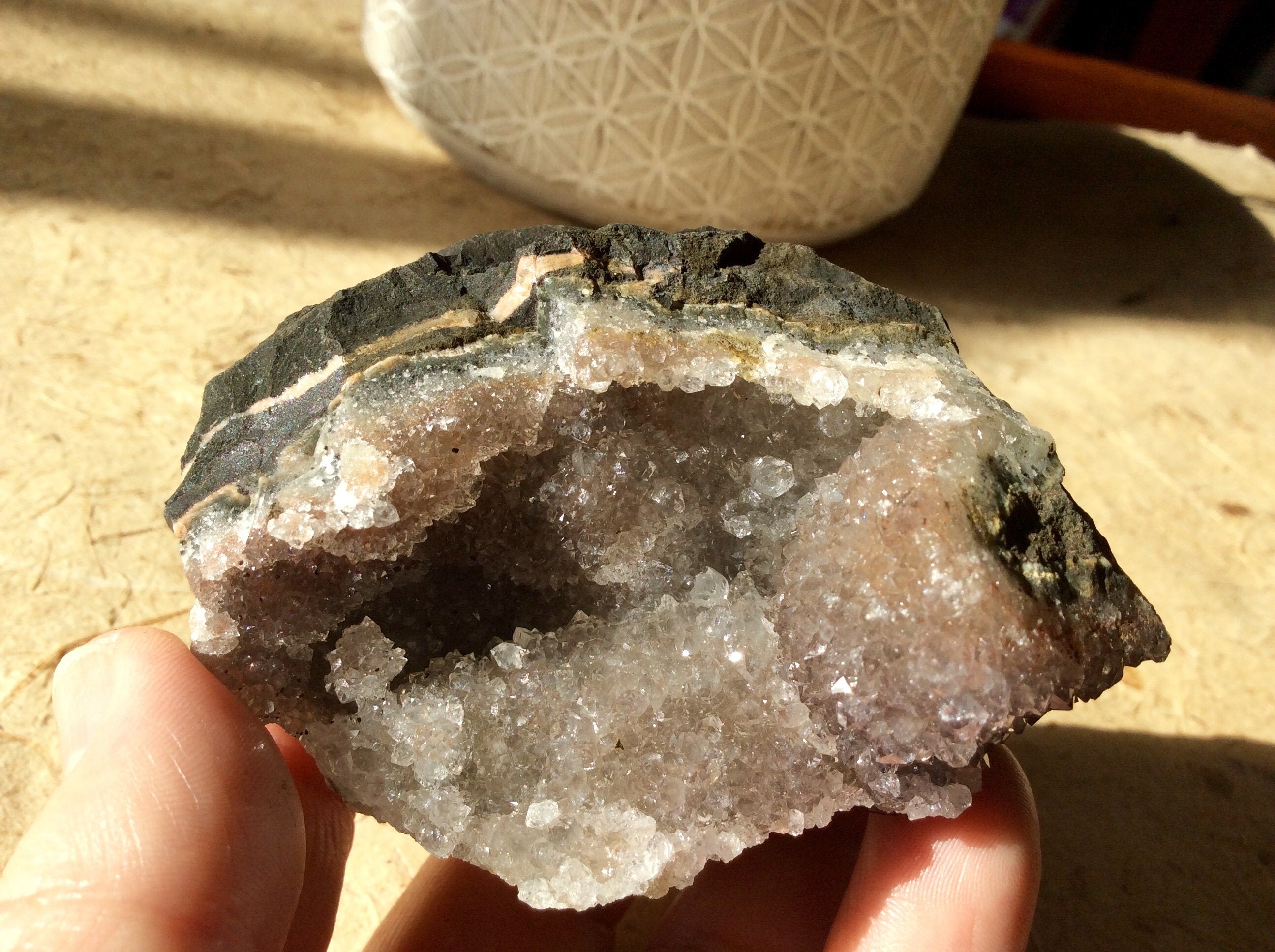 258g Amethyst Geode Piece 3A