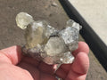 216g Large Diamond Calcite on Quartz Specimen A from Fujian, China