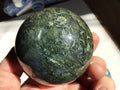384g Moss Agate Sphere 3A (6.7cm)