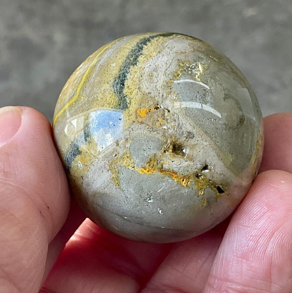 88g Indonesian Bee Jasper Sphere 1A