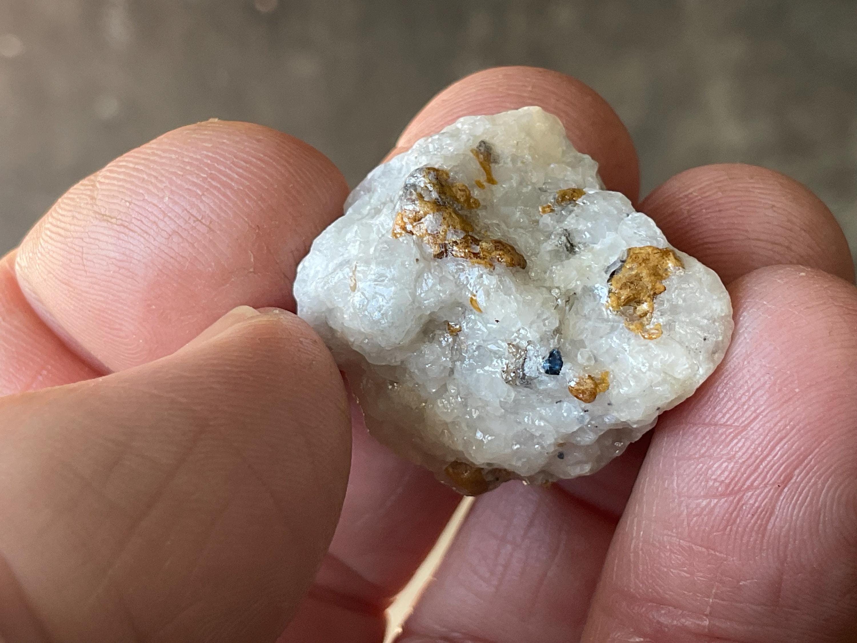 10g Natural Blue Spinel and Mica on Matrix from Pakistan Specimen 3