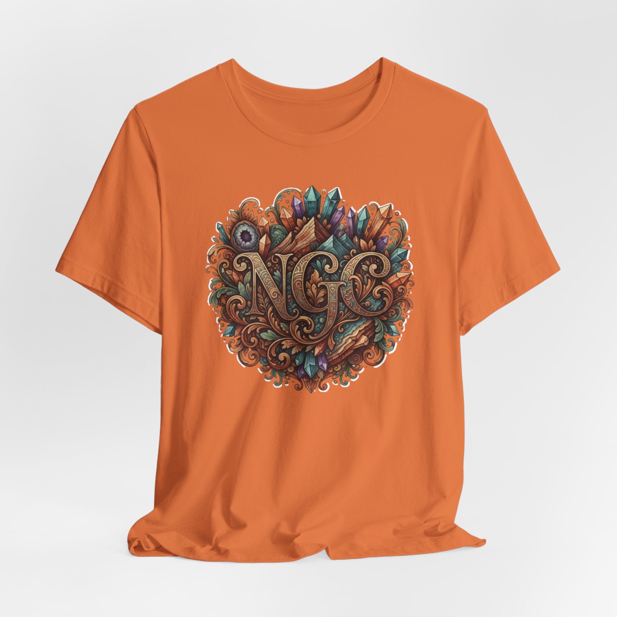 NGC Crystal Mandala Tee – Vintage Nature Graphic T-Shirt
