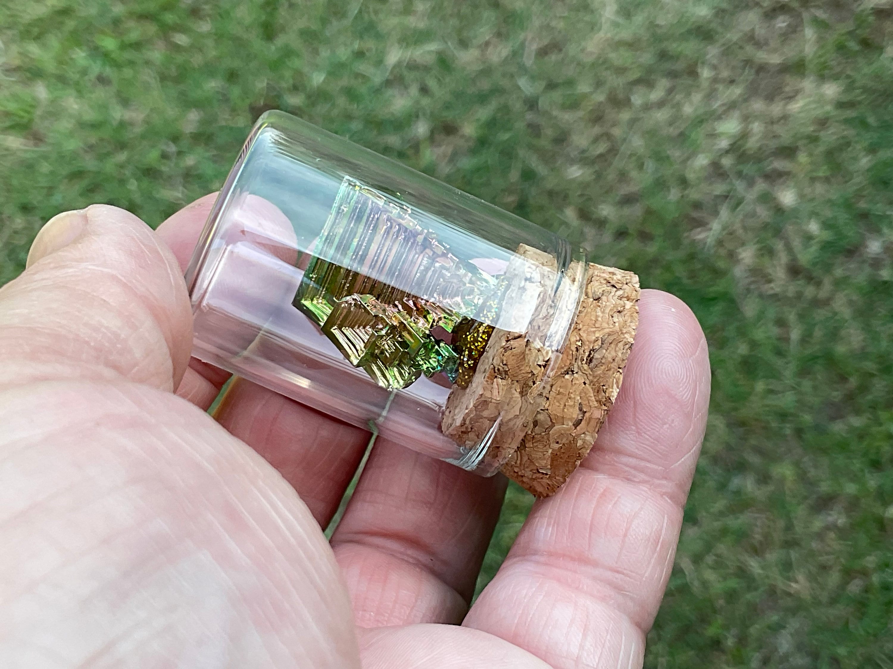 Bismuth Specimen Display Bottle 6B