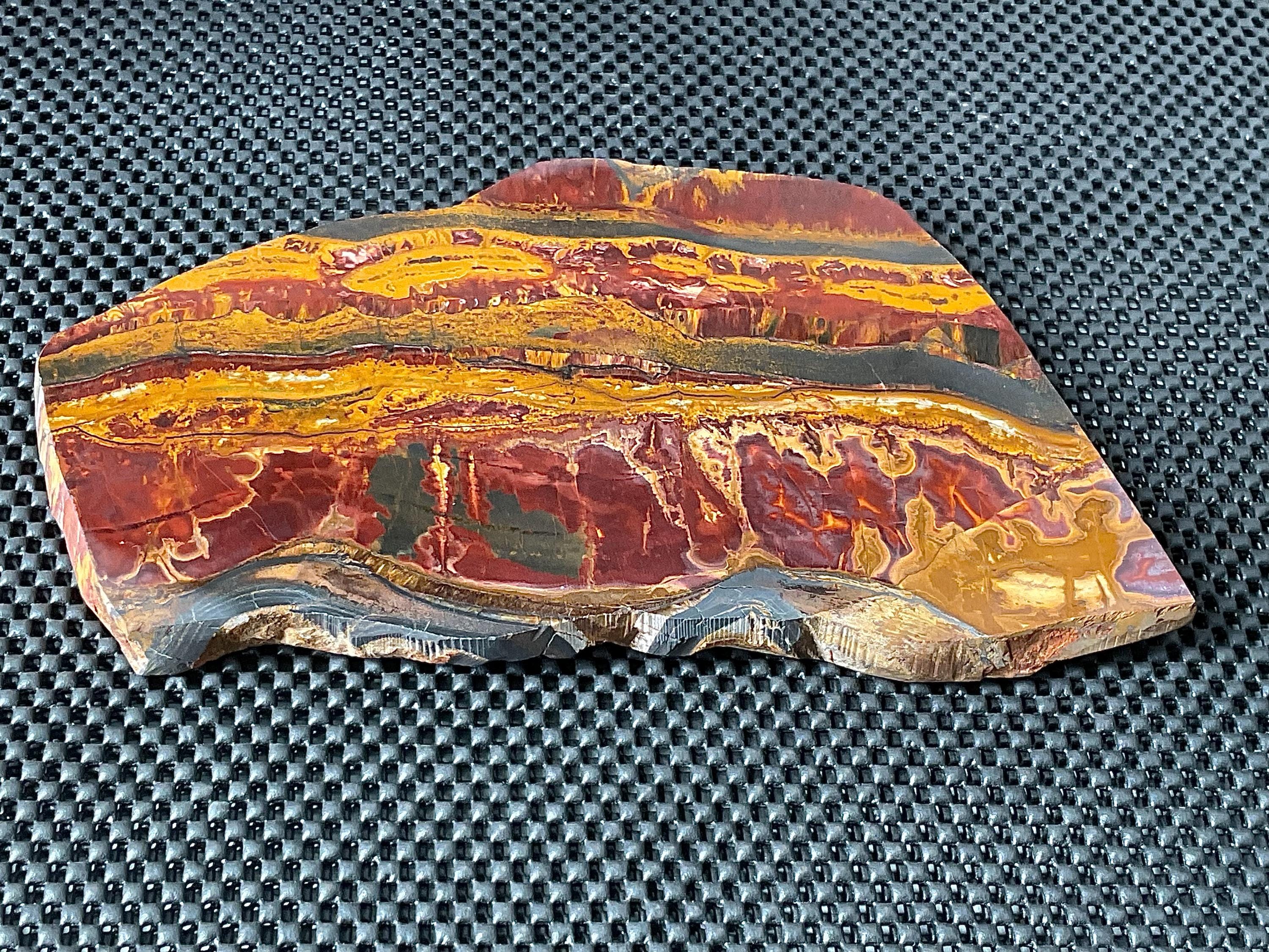 1.4kg Large Jeerinah Jasper Polished Slab