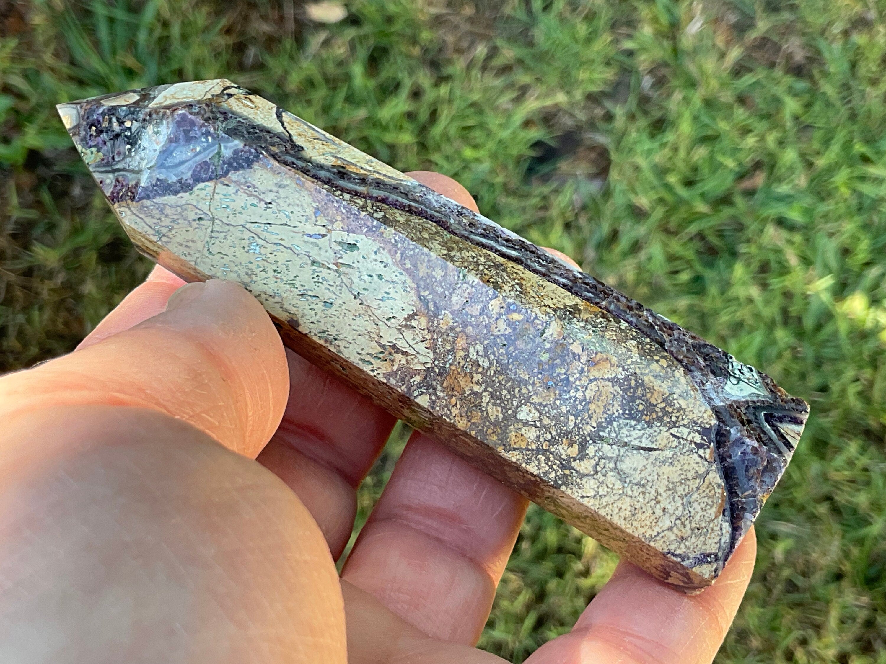132g Brecciated Fluorite Generator 2B