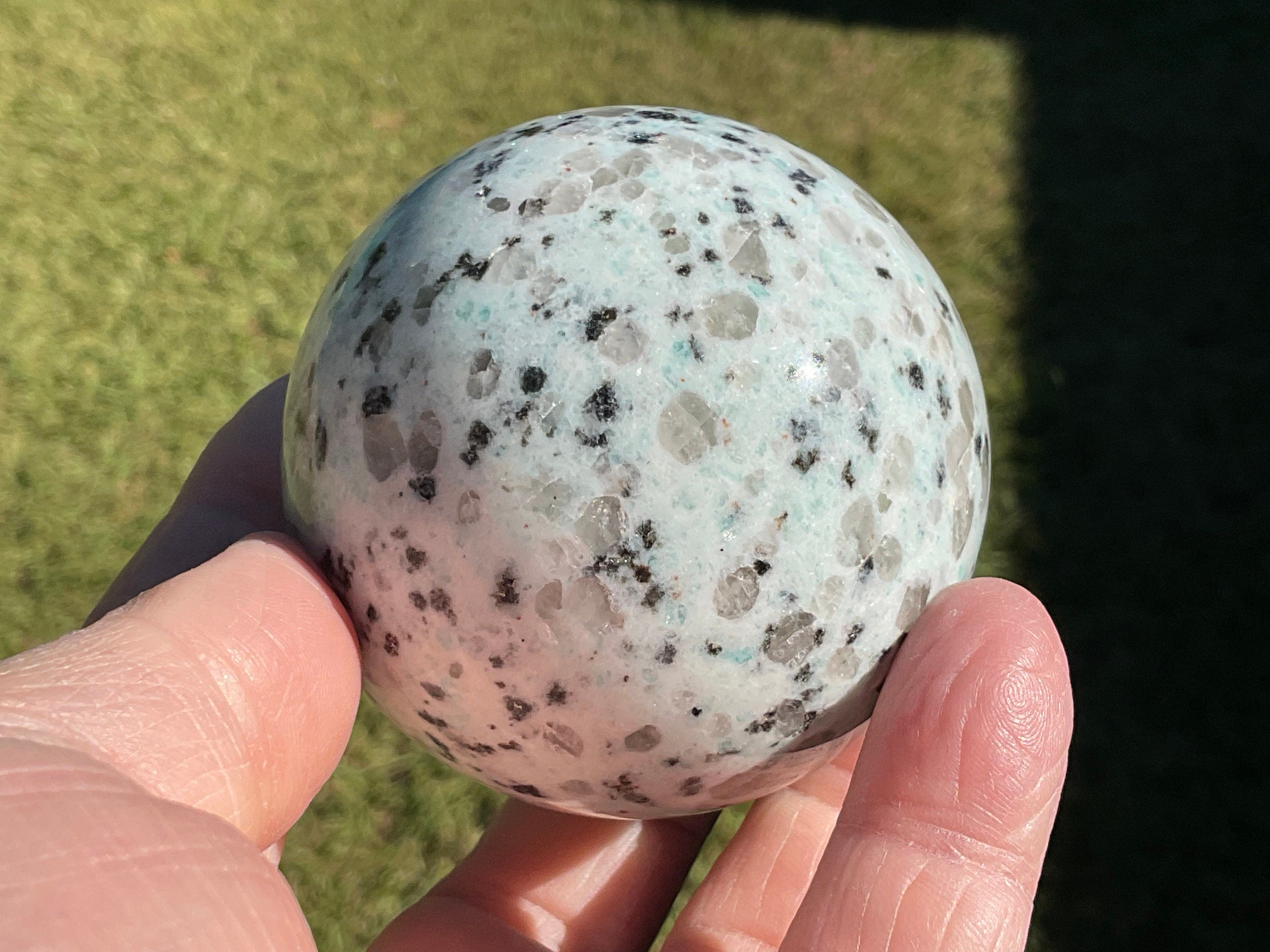 356g “Kiwi Jasper” Sphere 3B