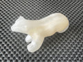 138g Polar Bear Calcite/Onyx Carving