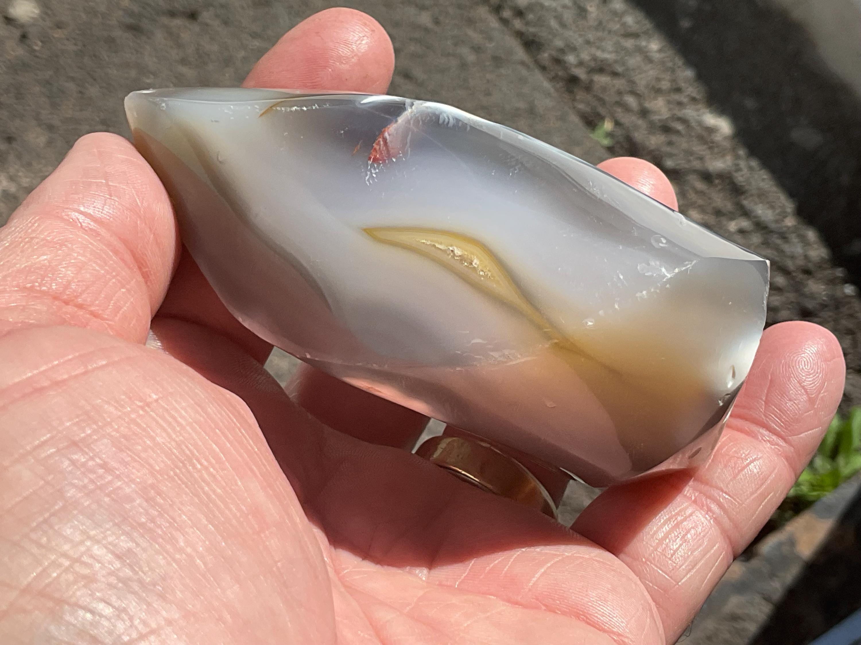 260g Orca Agate Flame A
