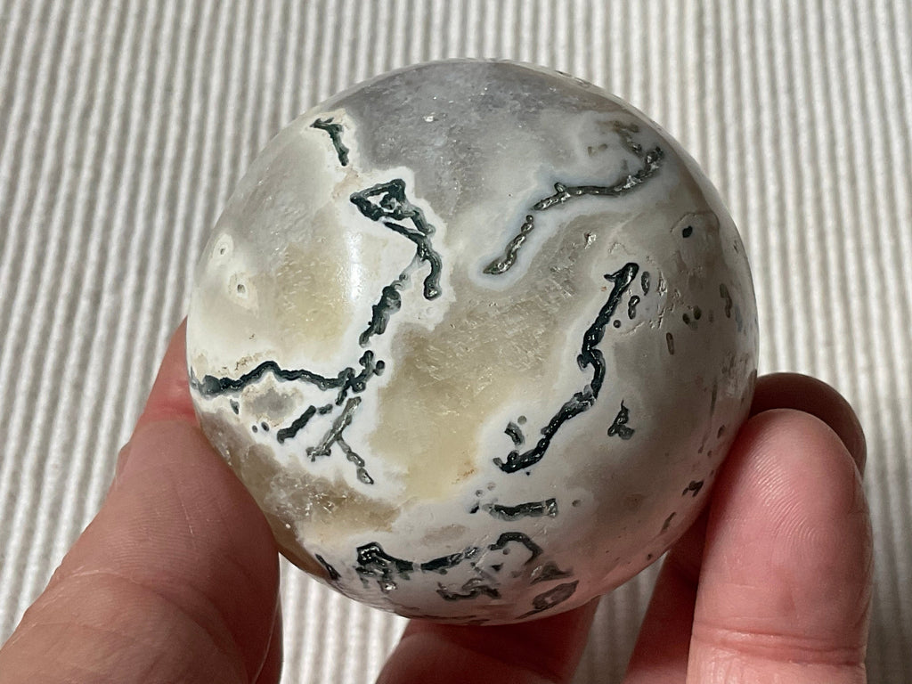 264g Tree Agate/Moss Agate Sphere