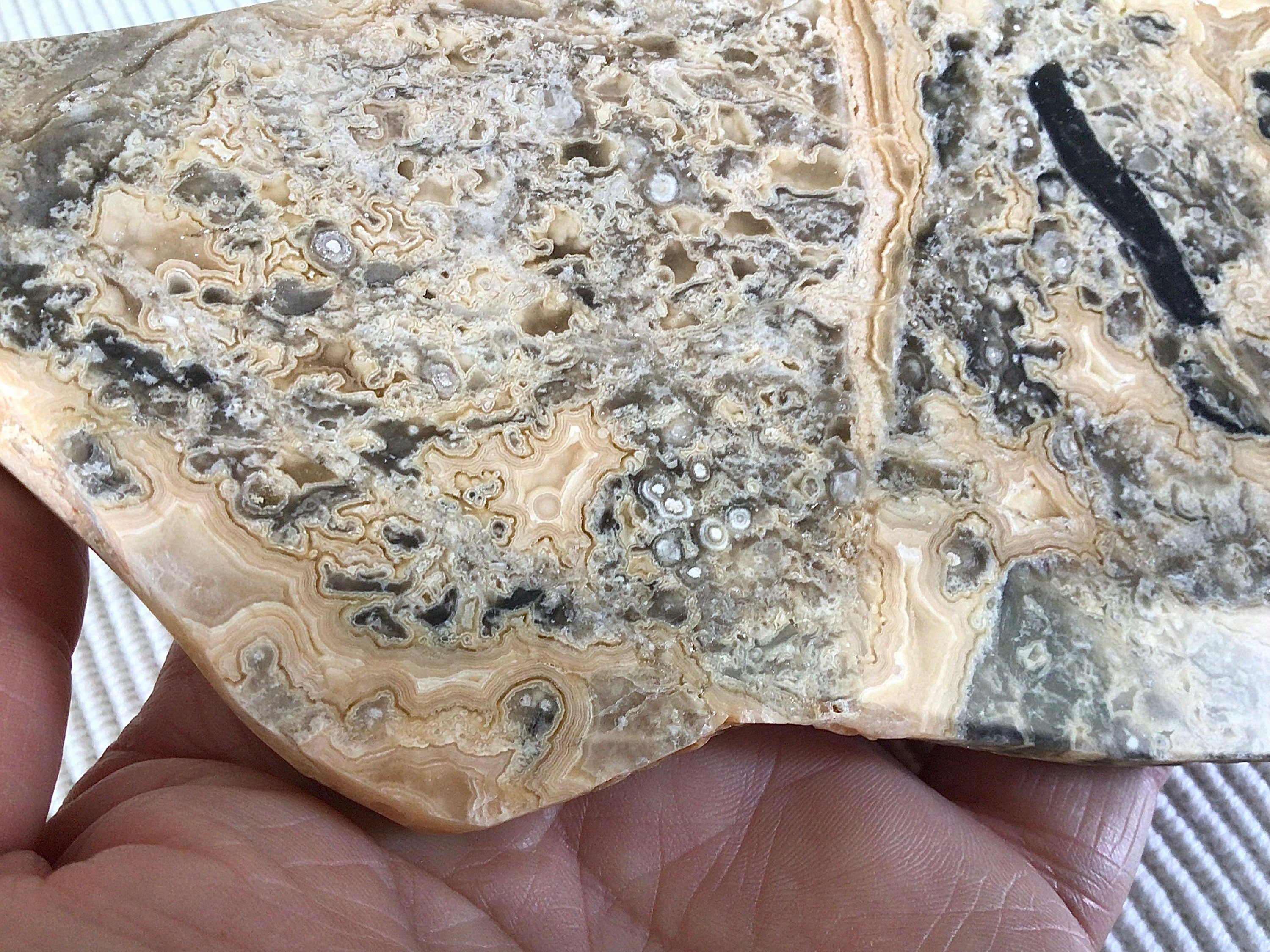329g Western Australian Crazy Lace Agate Polished Slab A