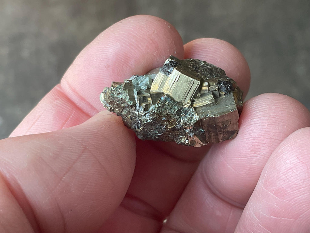 14g Natural Cubic Pyrite Specimen A from Bulgaria