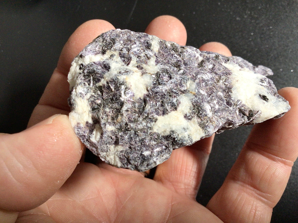 105g Trilithionite with Petalite and Rubellite Rough Piece 4C