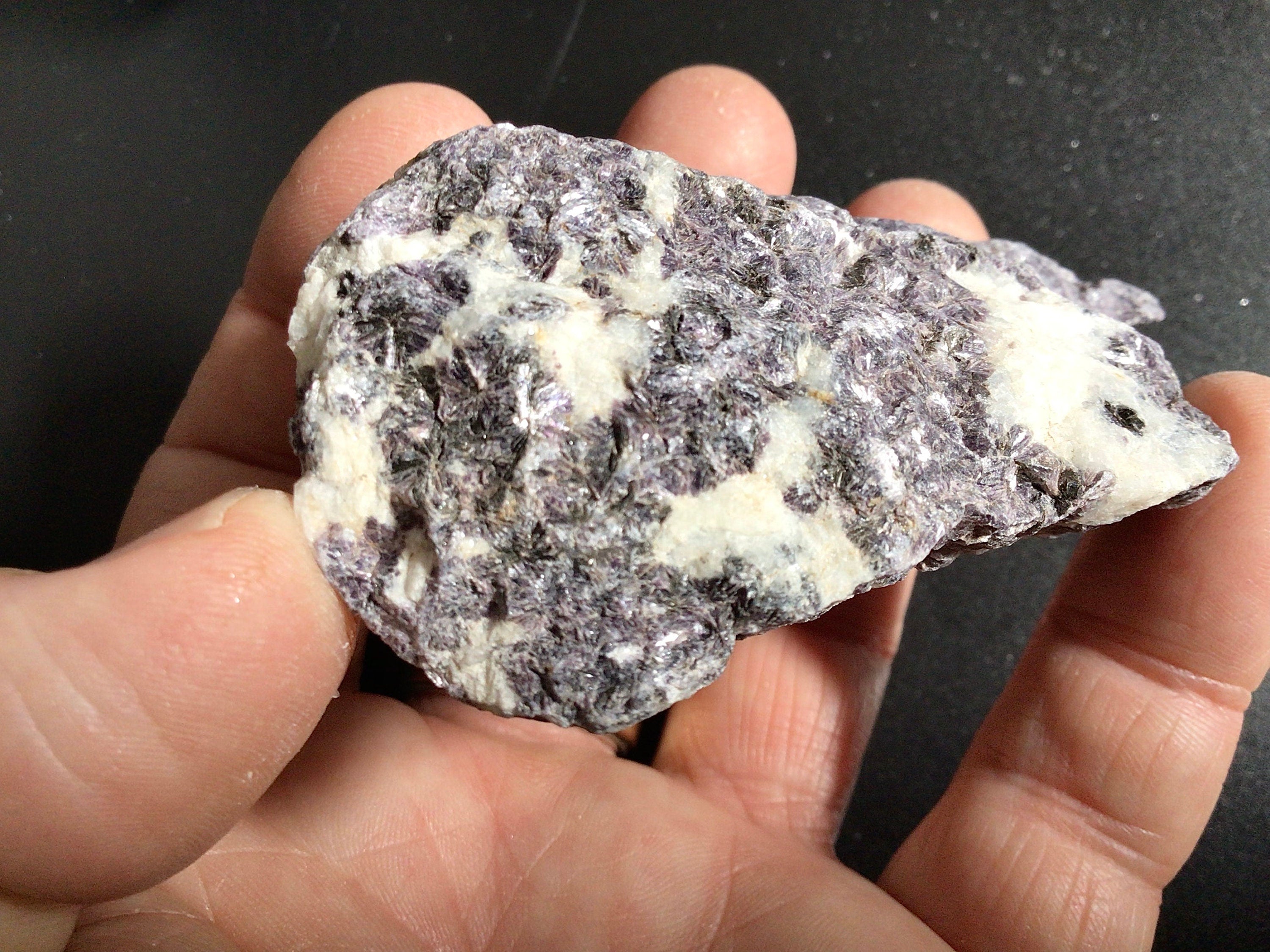 105g Trilithionite with Petalite and Rubellite Rough Piece 4C