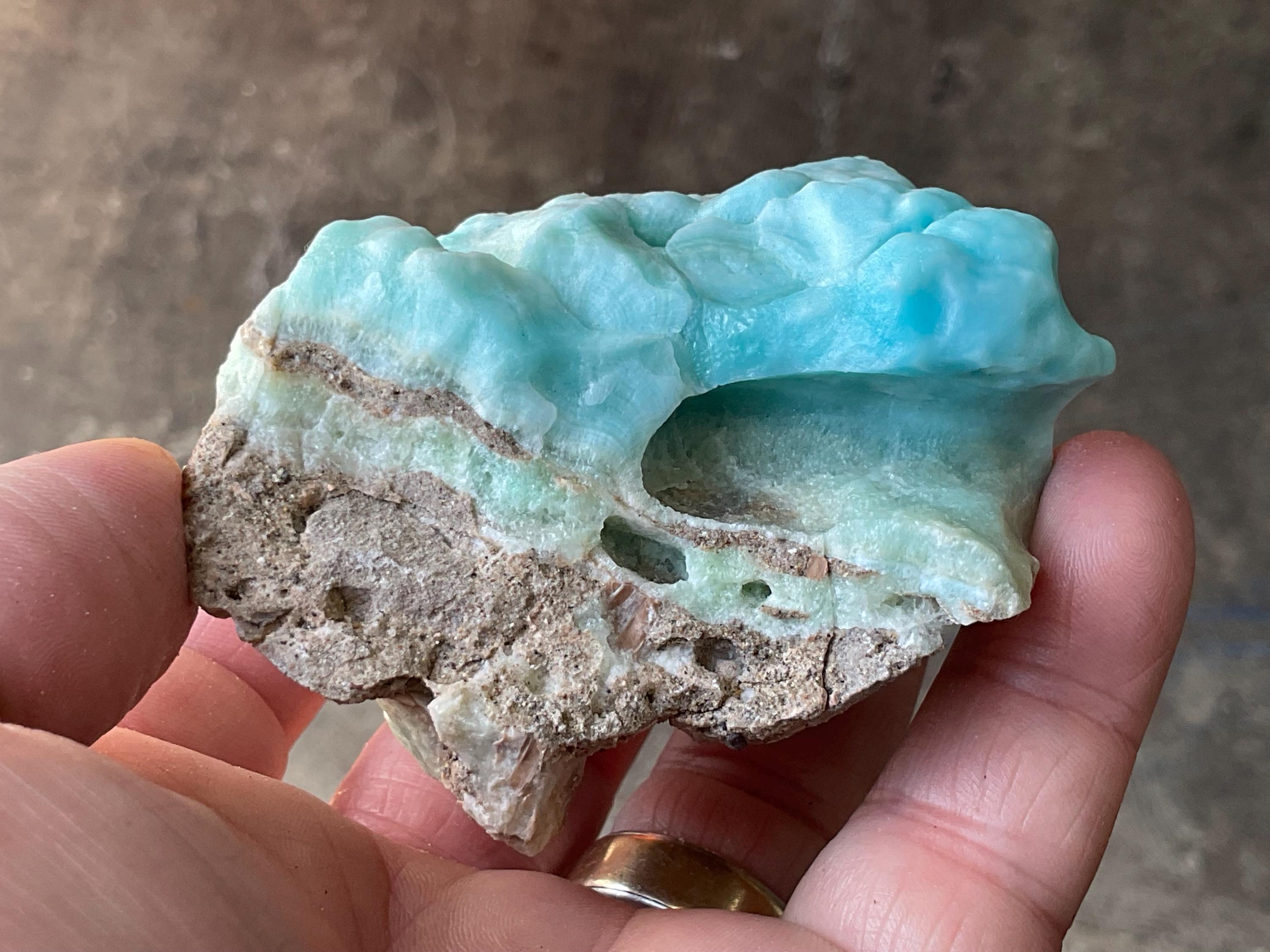 170g Botryoidal Blue Aragonite Specimen 6B