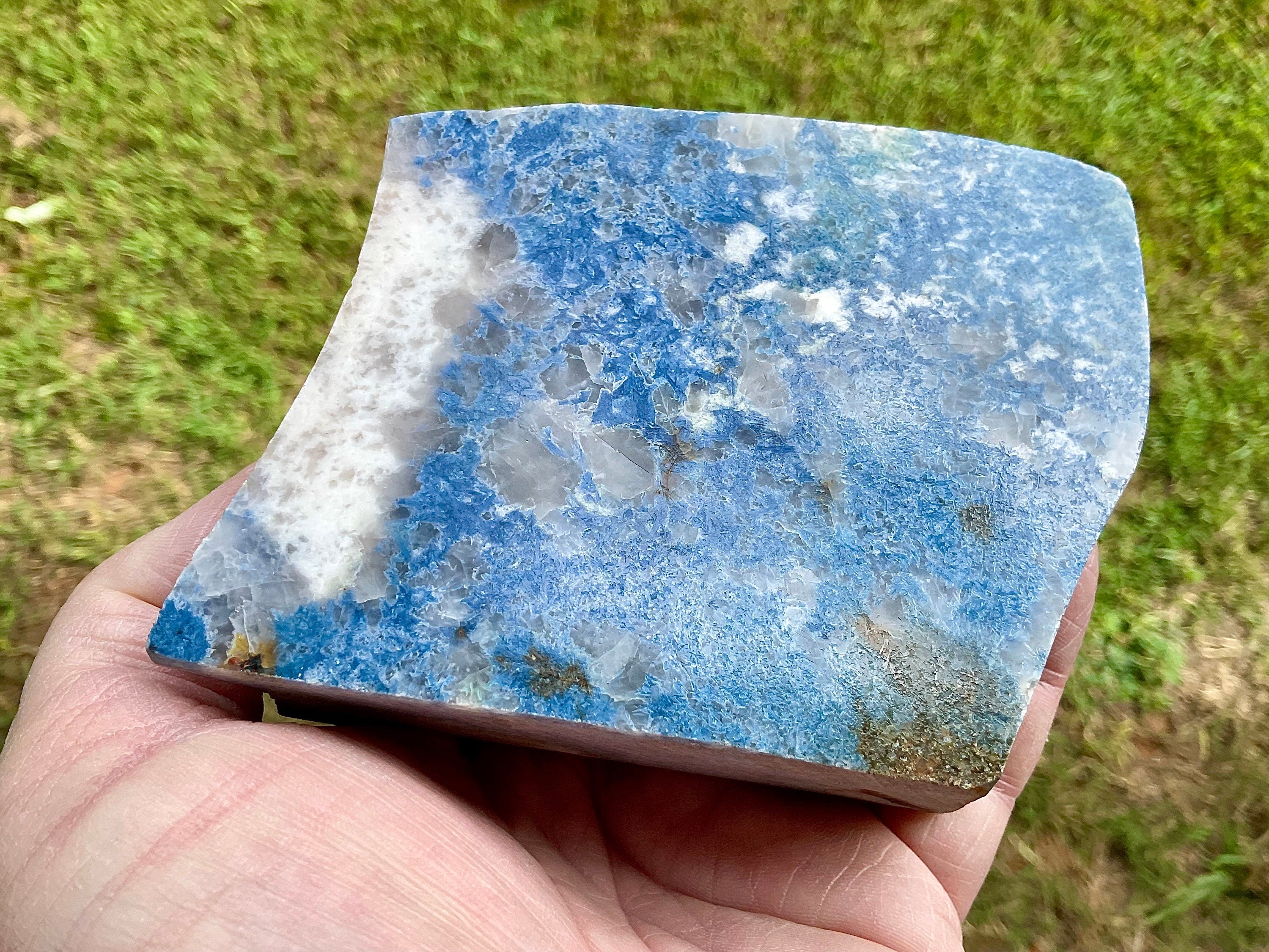 609g Western AustralianBlue Lepidolite Polished Slab B