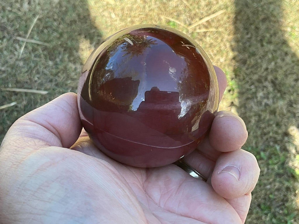 324g (5.7cm diameter) Mookaite Sphere 7B
