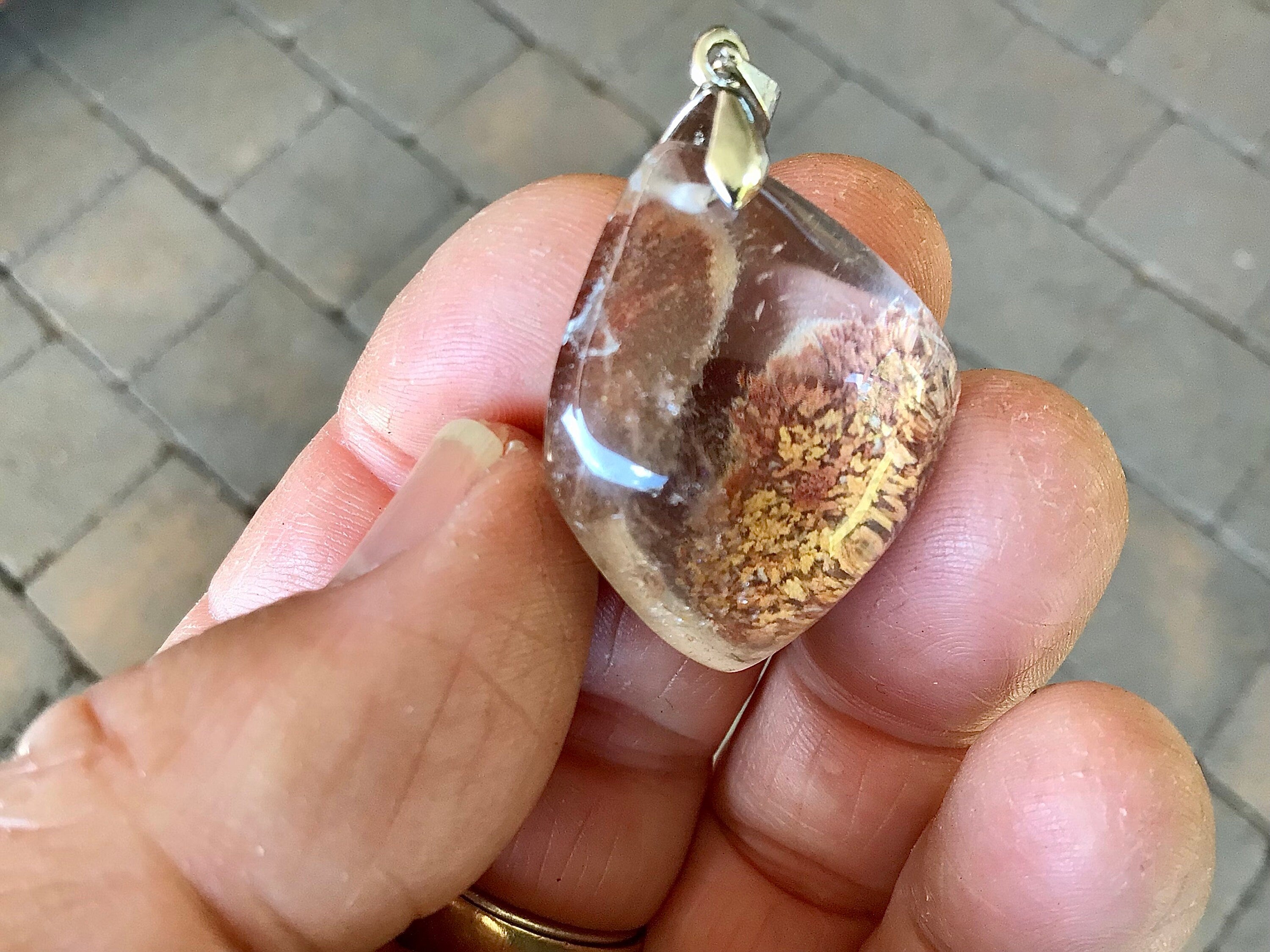 Garden Quartz Pendant 3B