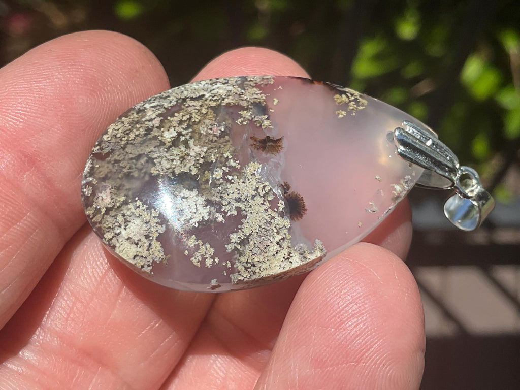 10g Moss Agate Pendant 5A