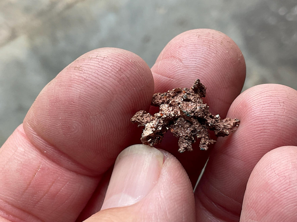 2g Native Copper Specimen 1C from the Red Dome Mine Australia