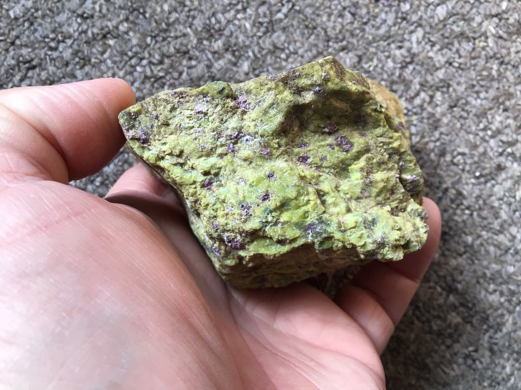 381g Atlantisite Rough Piece 10A