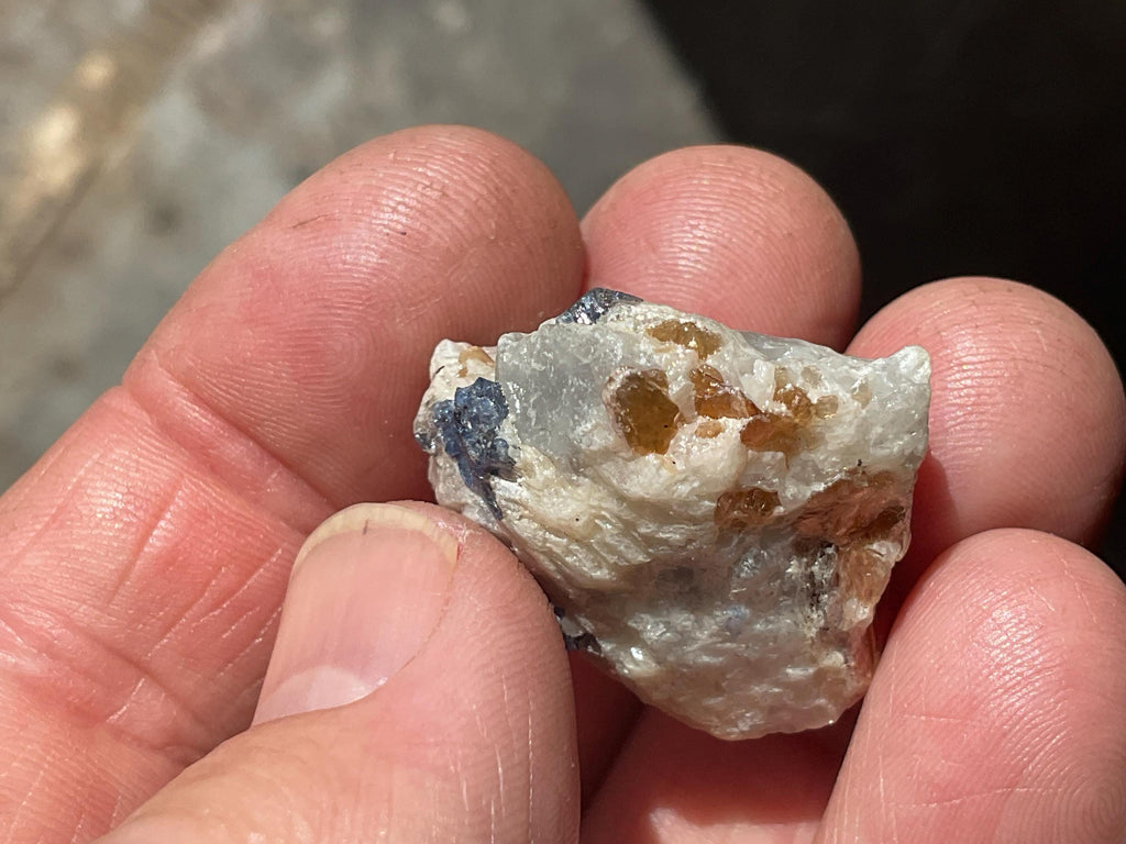 13g Natural Blue Spinel and Mica in Matrix Specimen 6