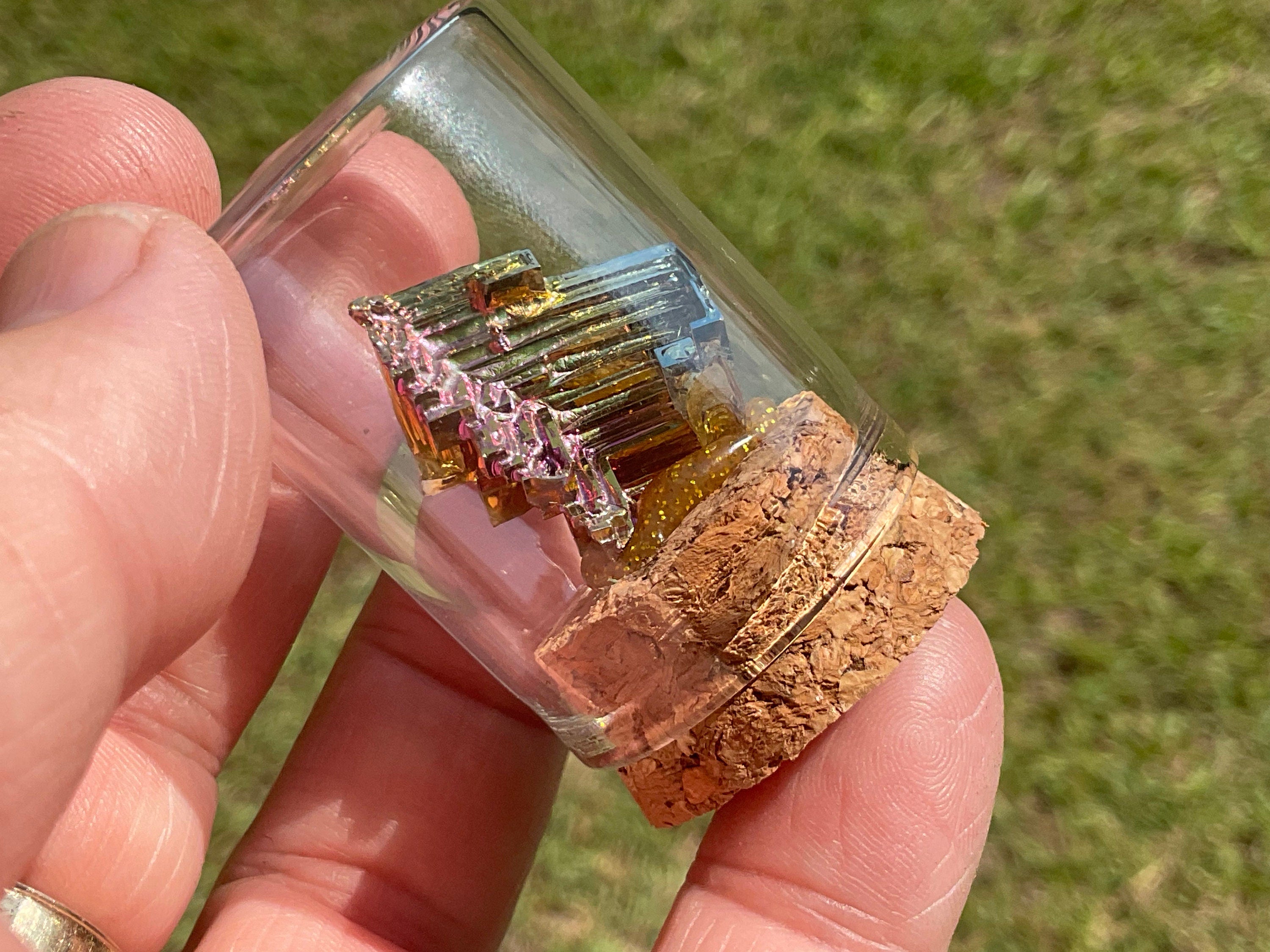 Bismuth Specimen Display Bottle 1B