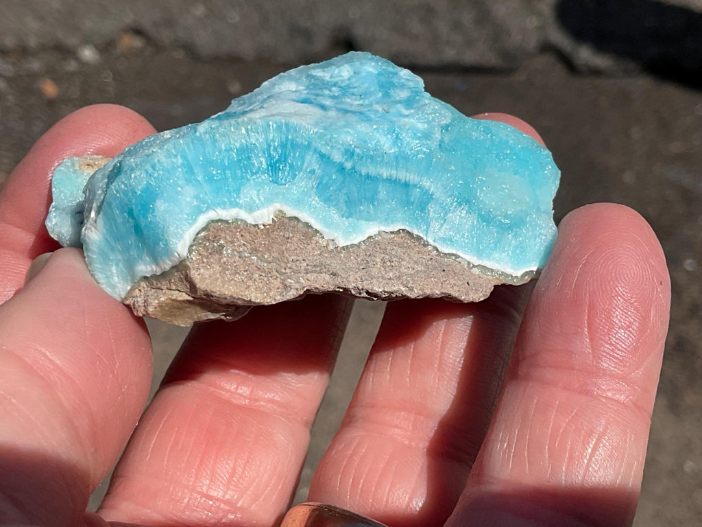 66g Blue Aragonite Specimen 3A