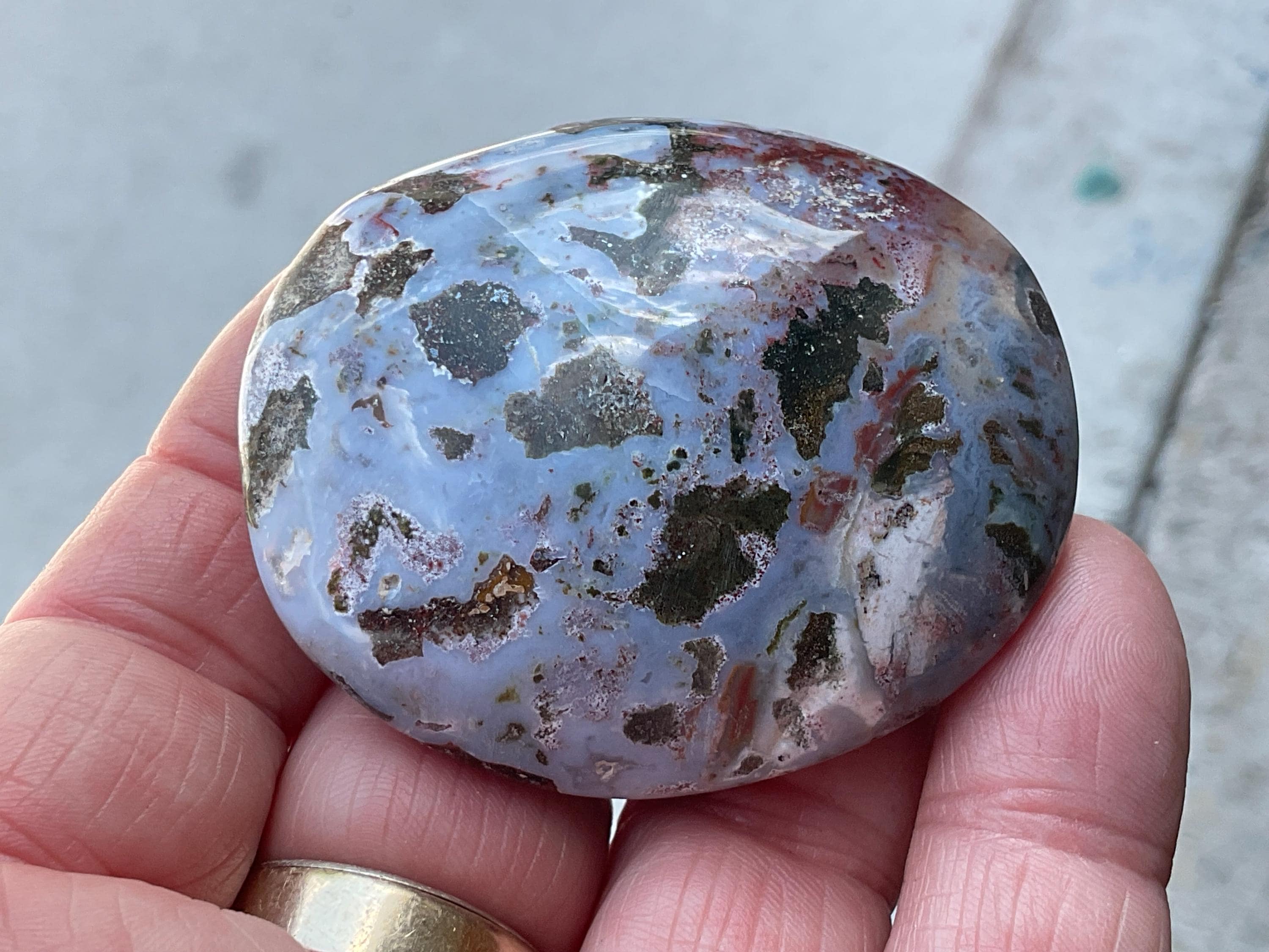 72g Ocean Jasper/Opal Palmstone 3A
