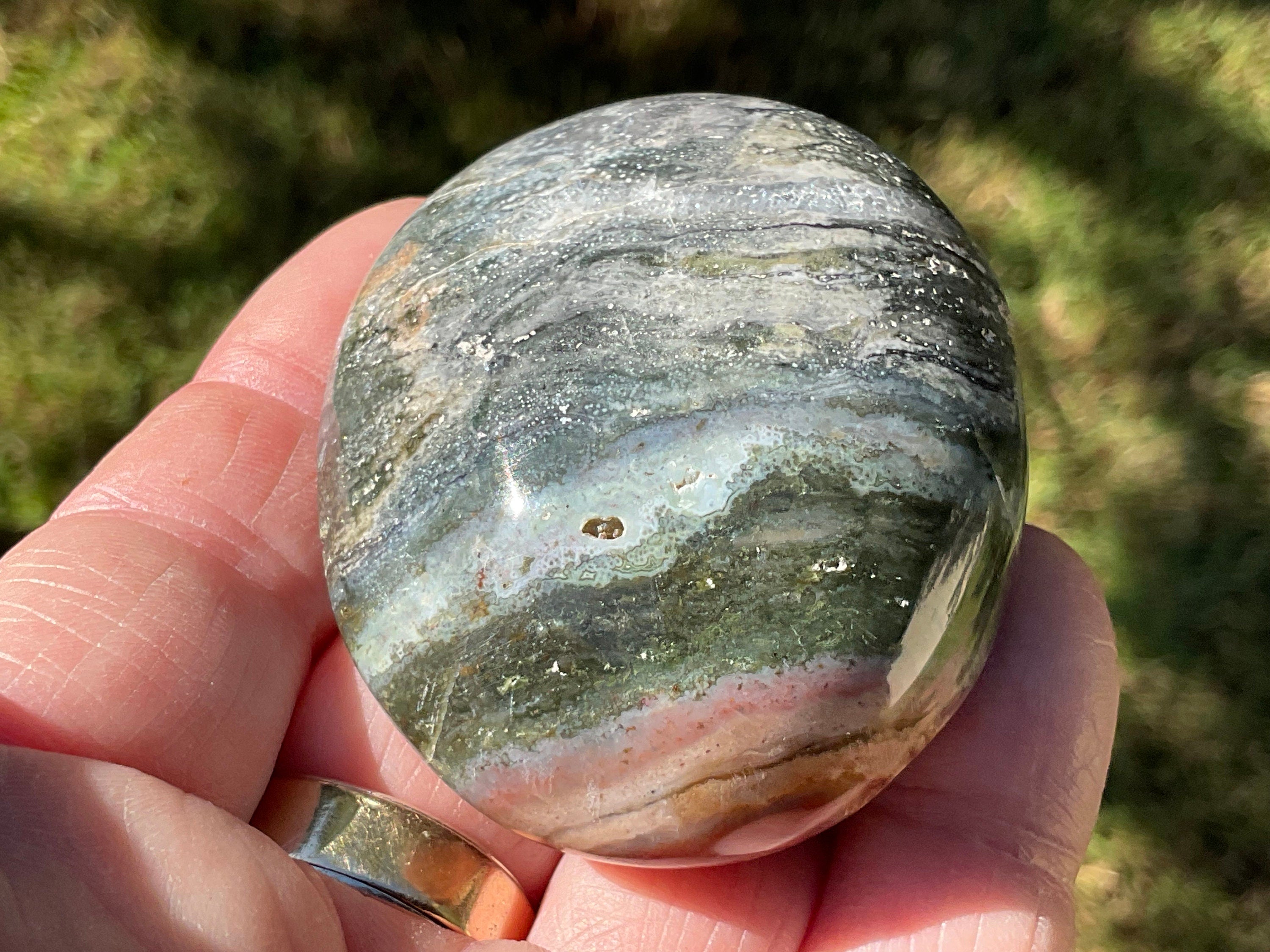 111g Ocean Jasper/Opal Palmstone 10B