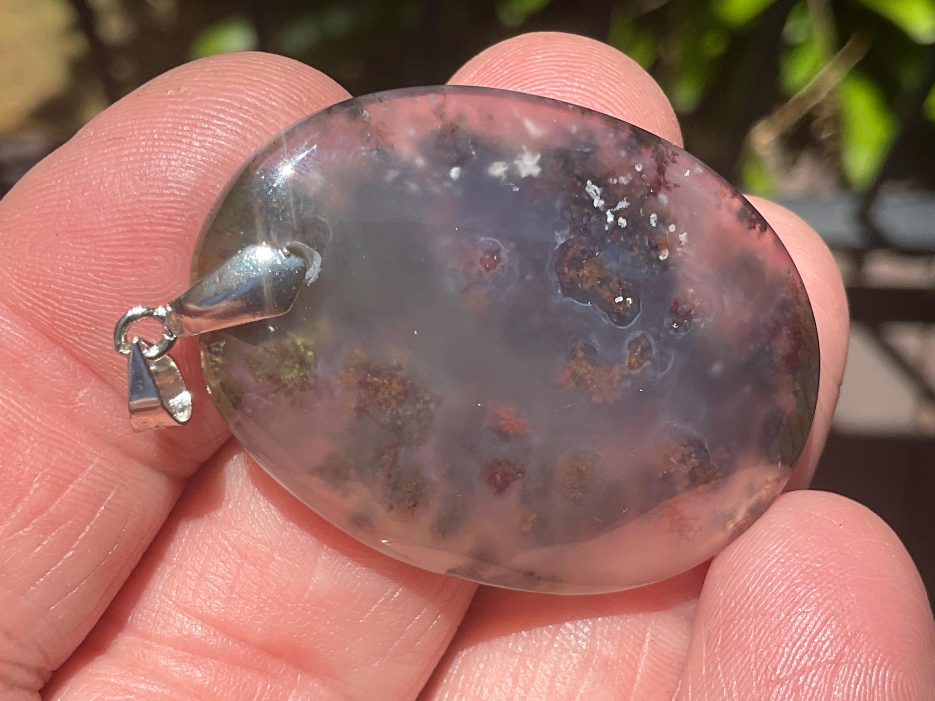 12g Moss Agate Pendant 5B