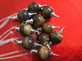 Round Tiger Eye Pendulum