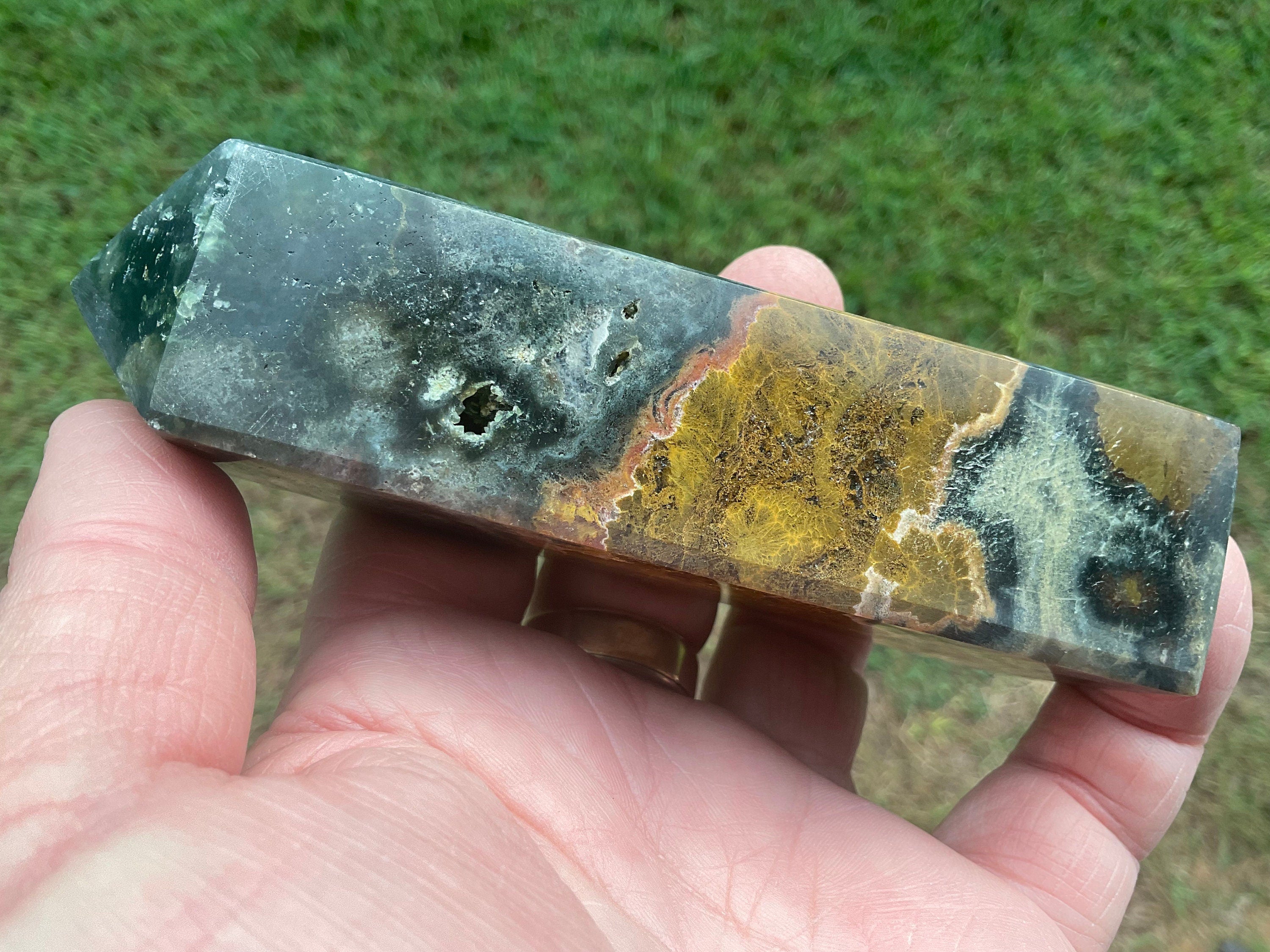 301g Ocean Jasper Obelisk B