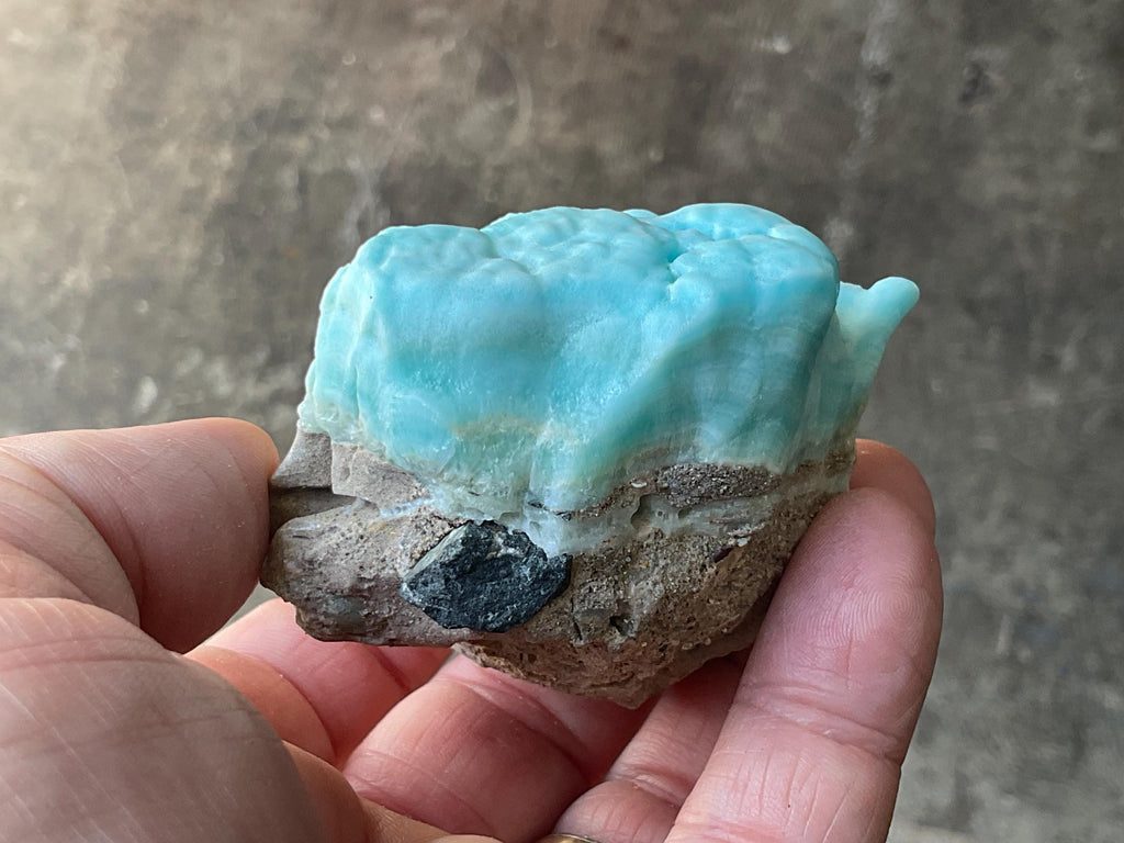 184g Botryoidal Blue Aragonite Specimen 6C