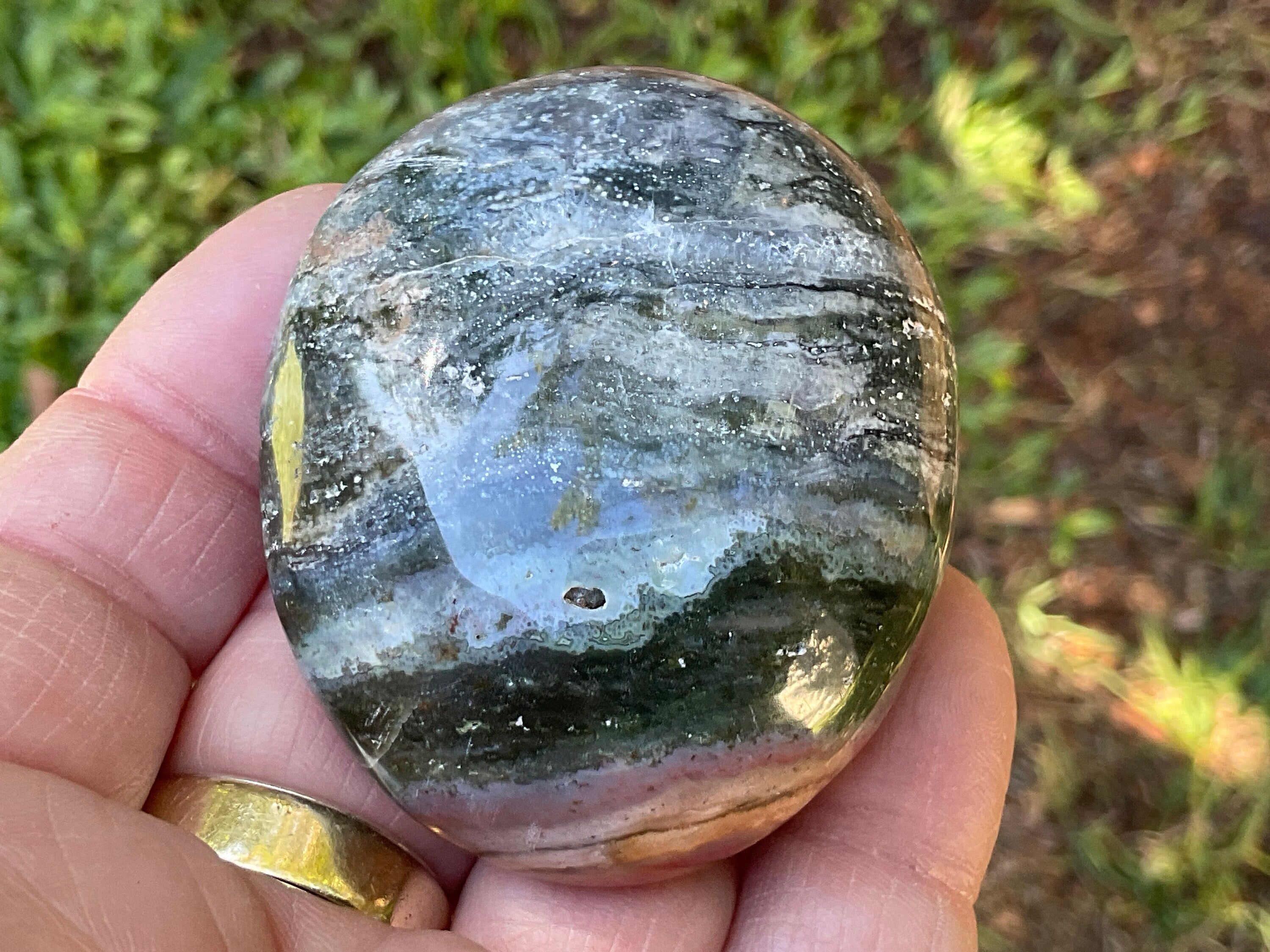 111g Ocean Jasper/Opal Palmstone 10B