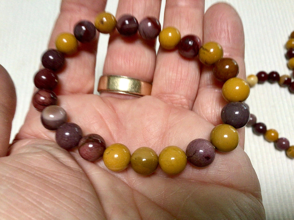 Mookaite 8mm Bead Bracelet