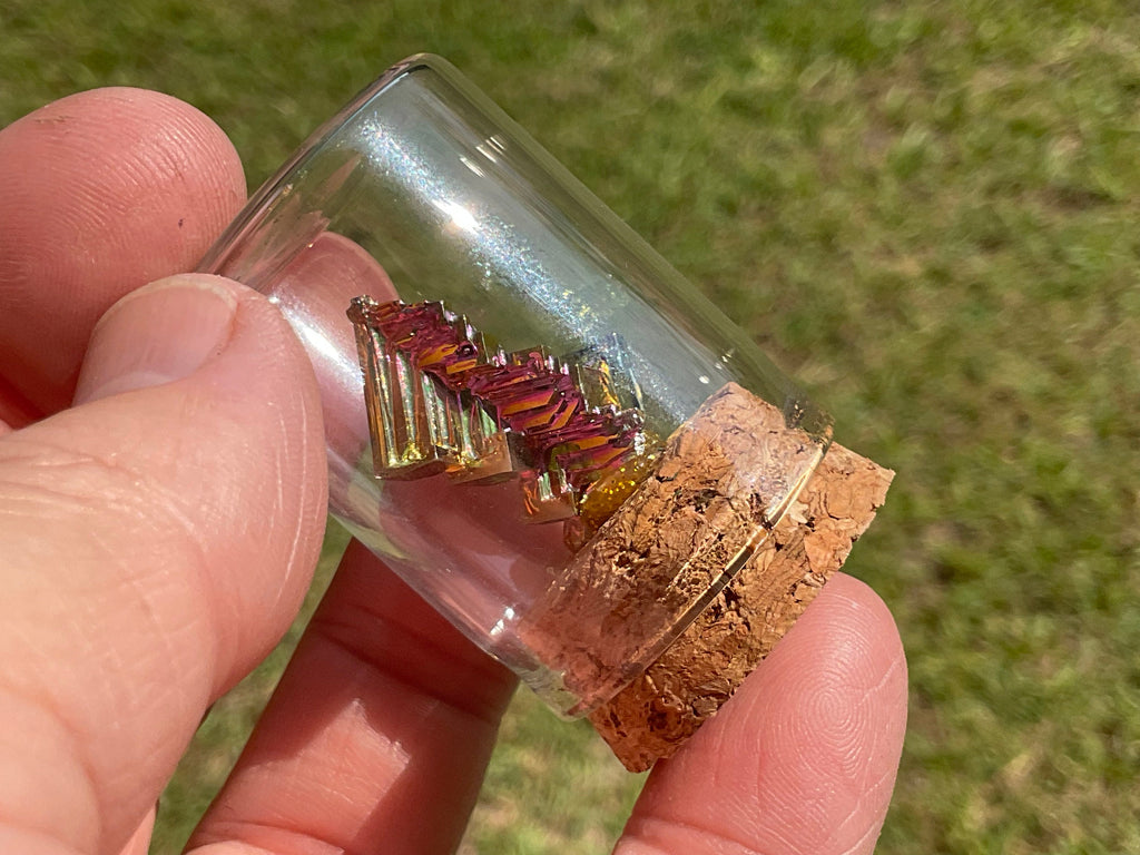 Bismuth Specimen Display Bottle 1B