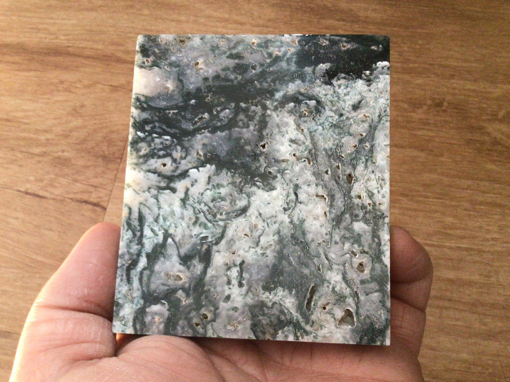 145g Moss Agate Polished Slab 1C