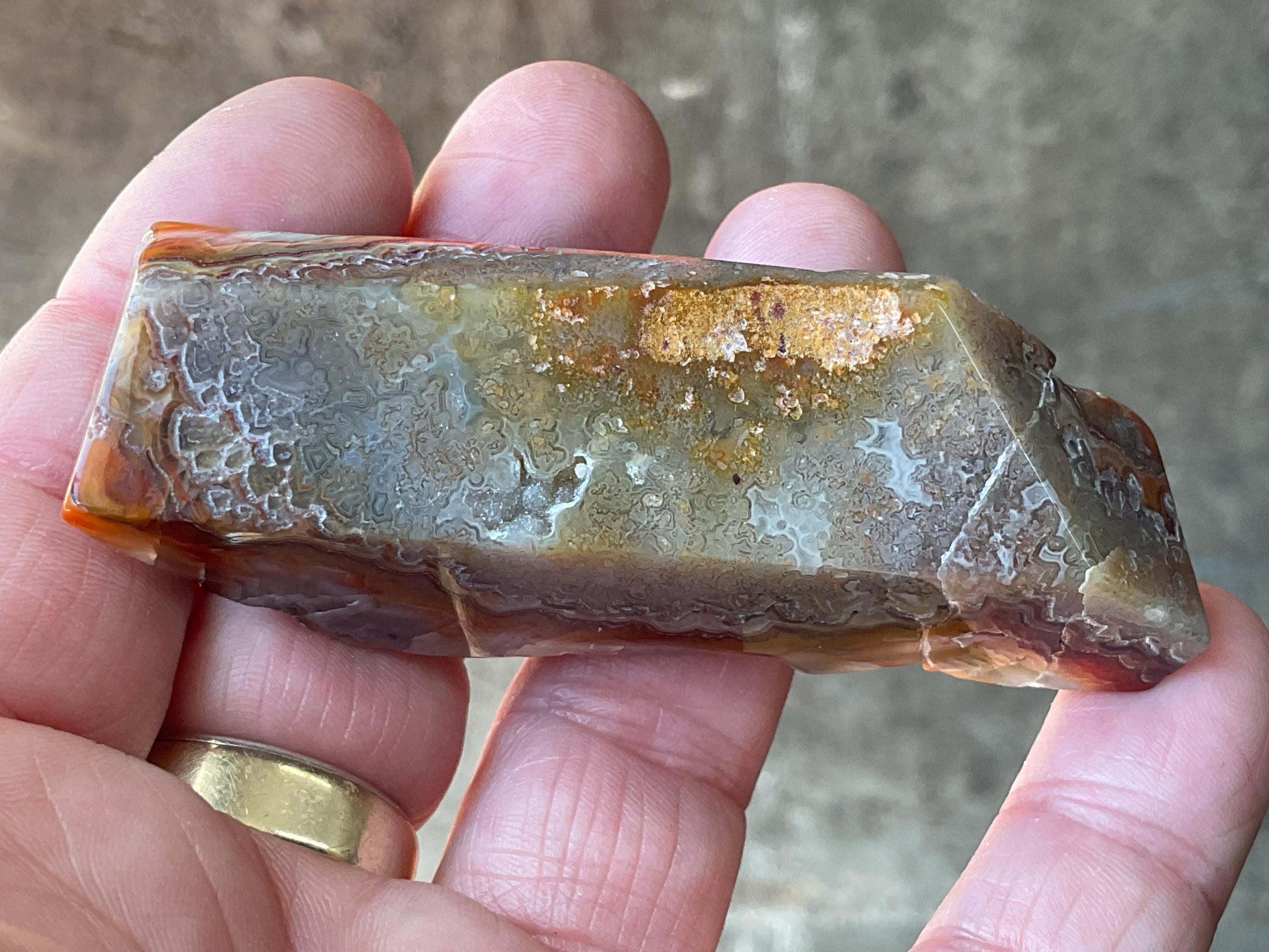 68g Mexican Crazy Lace Agate Freeform 13A