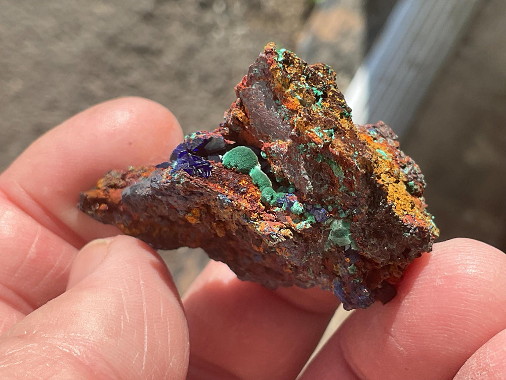 26g Azurite with Malachite Specimen 1C from Anhui, China