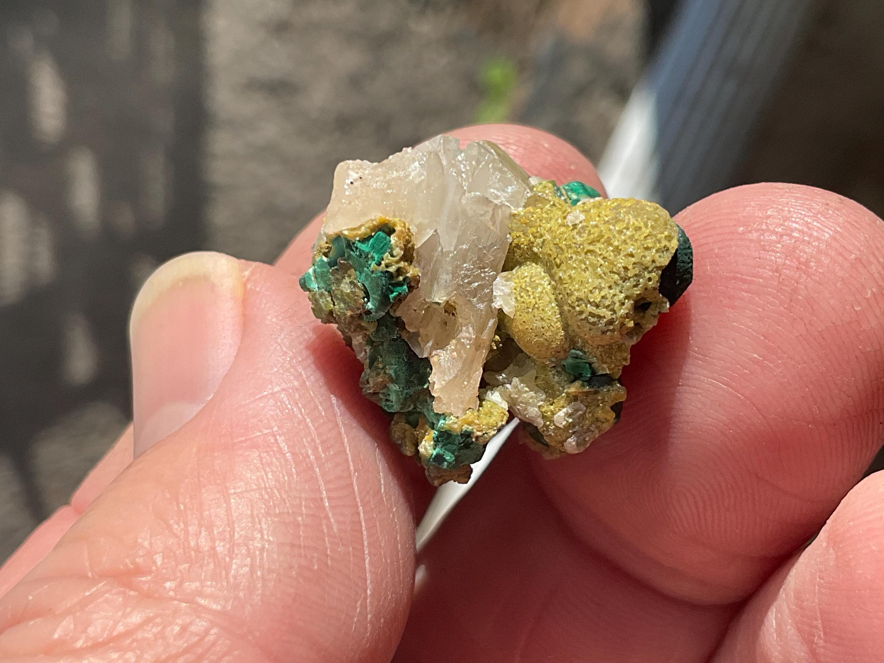 10g Australian Malachite, Cerussite and Pyromorphite Specimen 1C from Rum Jungle