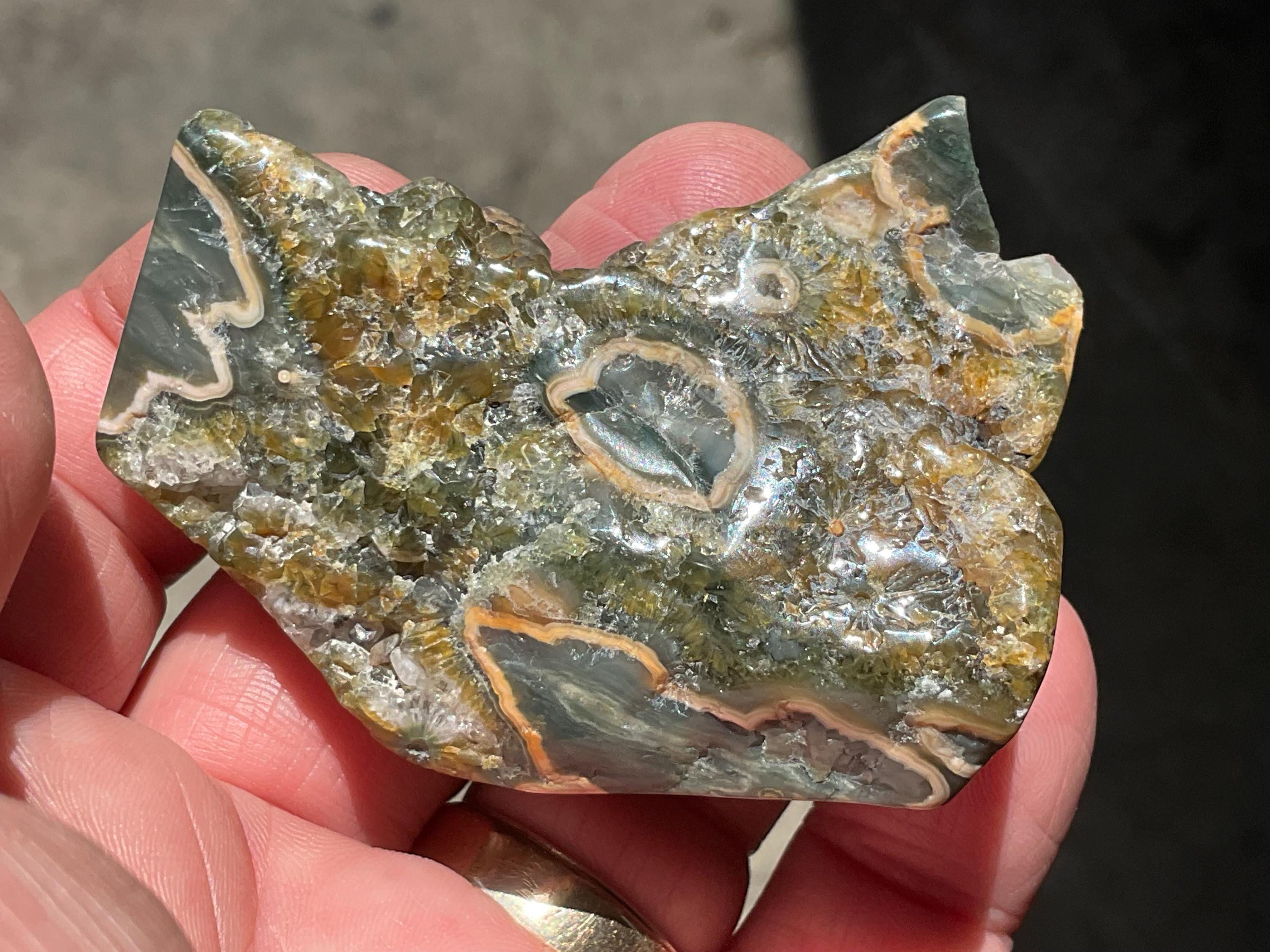 74g ‘Cloud’ Ocean Jasper Polished Freeform 2C