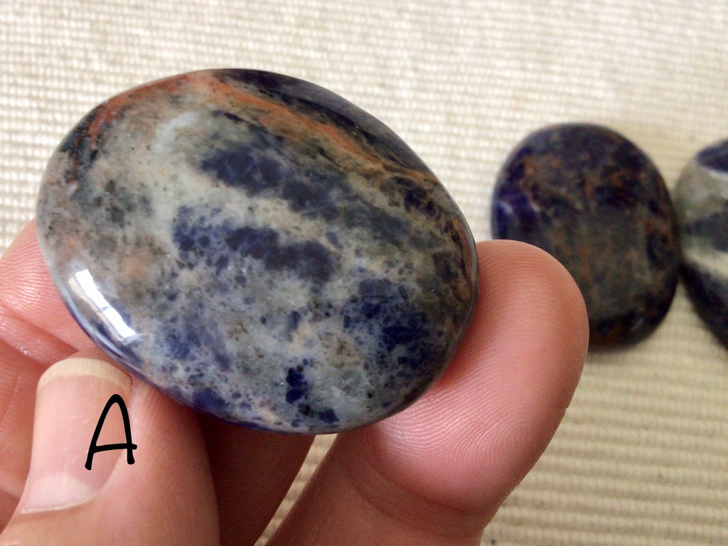 Sunset Sodalite Thumb Stone Group 11