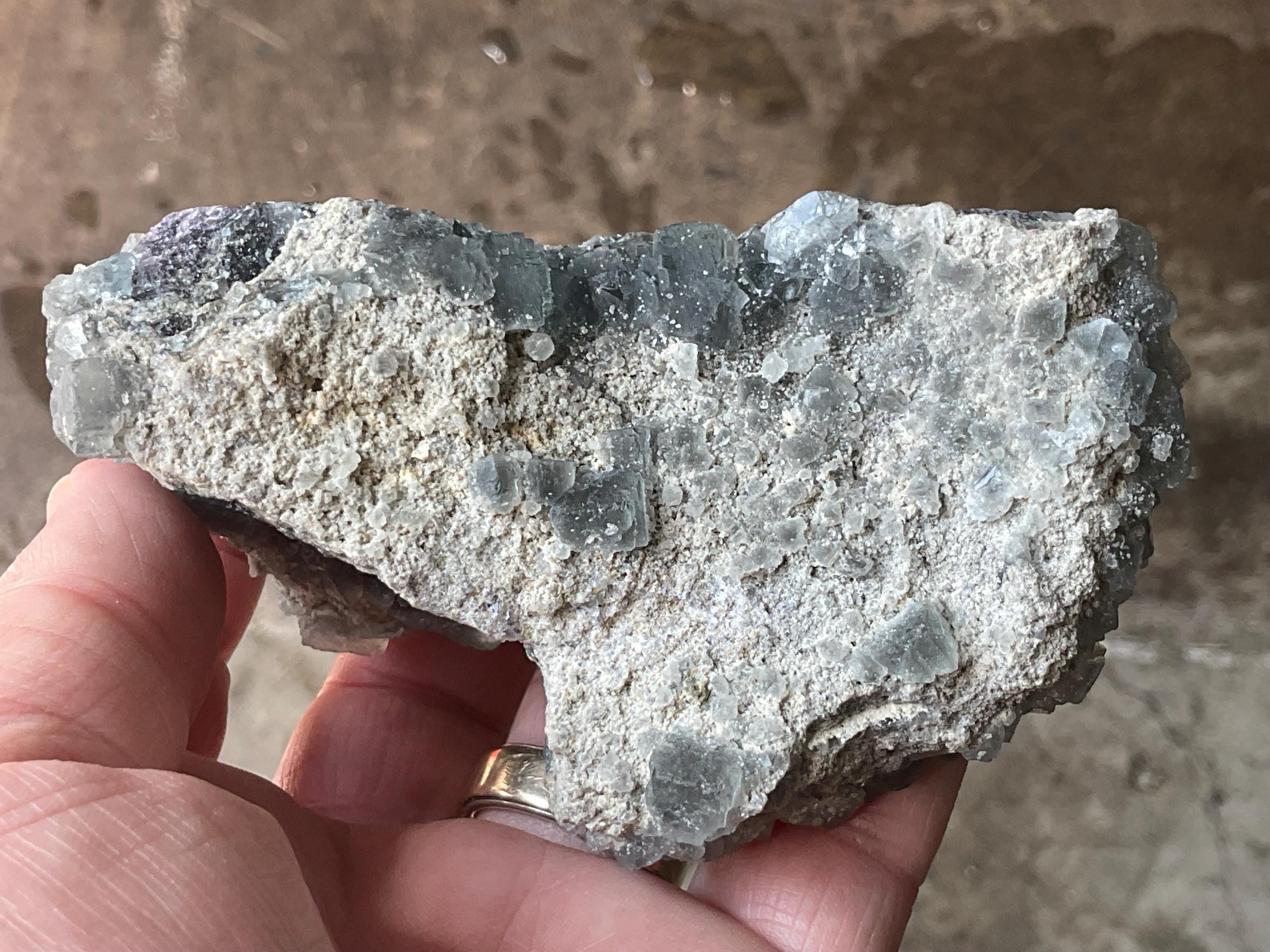 334g Botryoidal Pastel Fluorite Specimen 4A from Henan, China